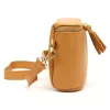 MiaMore 01-001 GOLD világosbarna női bőr oldaltáska, crossbody 22 x 13 x 7 cm