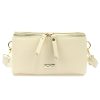 MiaMore 01-001 GOLD krém női bőr oldaltáska, crossbody 22 x 13 x 7 cm