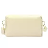 MiaMore 01-001 GOLD krém női bőr oldaltáska, crossbody 22 x 13 x 7 cm