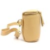 Luka 01-001 GOLD homok női bőr oldaltáska, crossbody 22 x 13 x 7 cm