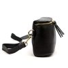 Luka 01-001 GOLD fekete női bőr oldaltáska, crossbody 22 x 13 x 7 cm
