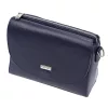 MiaMore 01-067 navy női bőr válltáska, oldaltáska 23 x 19 x 9 cm