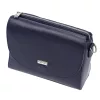 MiaMore 01-067 navy női bőr válltáska, oldaltáska 23 x 19 x 9 cm
