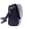 MiaMore 01-067 navy női bőr válltáska, oldaltáska 23 x 19 x 9 cm