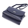 MiaMore 01-067 navy női bőr válltáska, oldaltáska 23 x 19 x 9 cm