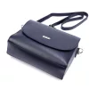 MiaMore 01-067 navy női bőr válltáska, oldaltáska 23 x 19 x 9 cm