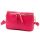 Luka 01-001 GOLD magenta női bőr oldaltáska, crossbody 22 x 13 x 7 cm