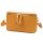 Luka 01-001 GOLD mustársárga női bőr oldaltáska, crossbody 22 x 13 x 7 cm