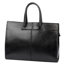   Florence 1027 fekete olasz női bőr aktatáska 40 x 30 x 12 cm