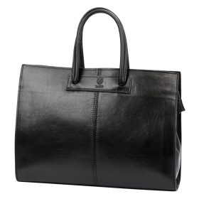   Florence 1027 fekete olasz női bőr aktatáska 40 x 30 x 12 cm