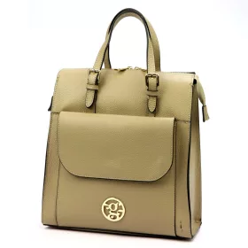   Gregorio 1724  olasz homkszín női bőr hátizsák 28 x 30 x 12 cm