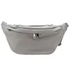 Luka 24-010 DOLLARO szürke női bőr övtáska, crossbody 34 x 19 x 13 cm