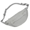 Luka 24-010 DOLLARO szürke női bőr övtáska, crossbody 34 x 19 x 13 cm