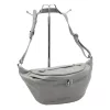 Luka 24-010 DOLLARO szürke női bőr övtáska, crossbody 34 x 19 x 13 cm