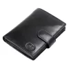 EL FORREST 703-67 RFID fekete férfi bőr pénztárca 10.5 x 12.5 x 3 cm