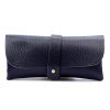 Gregorio 1726 navy bőr szemüvegtartó 16.5 x 8 x 4 cm 