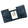 Lorenti 55287-ONBF kék pillangó mintás női bőr pénztárca 9.5 x 7 x 3 cm