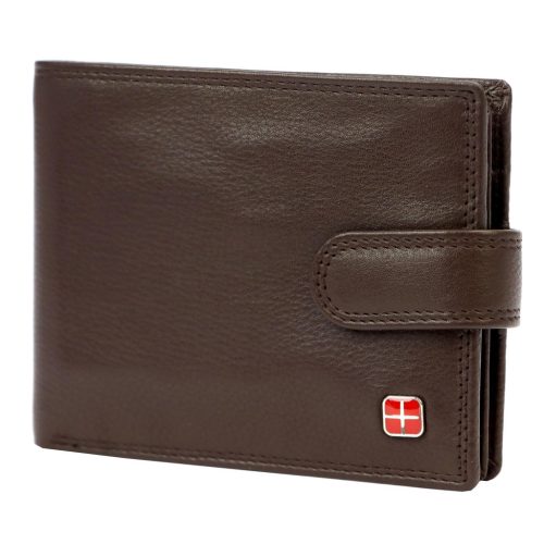 Albatross SN MW11 Z RFID barna férfi bőr pénztárca 13.5 x 10 x 3 cm