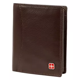   Albatross SN MW09 Z RFID barna férfi bőr pénztárca 10.5 x 13 x 3 cm