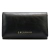 Gregorio IT-101 fekete női bőr pénztárca 15.5 x 9.5 x 3.8 cm