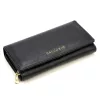 Gregorio IT-106 fekete női bőr pénztárca 19 x 10 x 3.8 cm