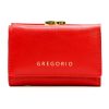Gregorio IT-117 piros női bőr pénztárca 12 x 8 x 3 cm