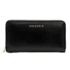 Gregorio IT-119 fekete női bőr pénztárca 19.5 x 10.5 x 2.5 cm