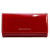Gregorio CB-100 piros lakkbőr női pénztárca 18.5 x 10 x 4 cm