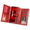 Gregorio FF-102 piros női bőr pénztárca 18.5 x 10 x 4 cm