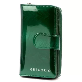   Gregorio FF-116 zöld női bőr pénztárca 9.5 x 16.5 x 3.5 cm