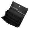 Gregorio FF-122 fekete női bőr pénztárca 19.5 x 10 x 4 cm