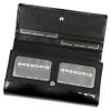 Gregorio FF-122 fekete női bőr pénztárca 19.5 x 10 x 4 cm