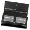 Gregorio FF-122 fekete női bőr pénztárca 19.5 x 10 x 4 cm
