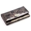 Gregorio BTS-100 szürke pillangó mintás női bőr pénztárca 18.5 x 9.5 x 3.5 cm