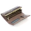 Gregorio BTS-100 szürke pillangó mintás női bőr pénztárca 18.5 x 9.5 x 3.5 cm