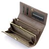 Gregorio BTS-100 szürke pillangó mintás női bőr pénztárca 18.5 x 9.5 x 3.5 cm