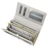 Gregorio BTS-100 krém pillangó mintás női bőr pénztárca 18.5 x 9.5 x 3.5 cm