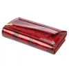 Gregorio BTS-102 piros pillangó mintás női bőr pénztárca 18.5 x 9.5 x 3.5 cm