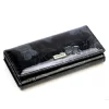 Gregorio BTS-102 fekete pillangó mintás női bőr pénztárca 18.5 x 9.5 x 3.5 cm