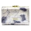 Gregorio BTS-117 krém pillangó mintás női lakkbőr pénztárca 12 x 8.5 x 3 cm