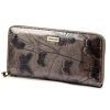 Gregorio BTS-119 szürke pillangó mintás lakkbőr női pénztárca 19.5 x 10.5 x 2.5 cm