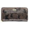 Gregorio BTS-119 szürke pillangó mintás lakkbőr női pénztárca 19.5 x 10.5 x 2.5 cm