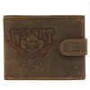 Money Kepper CCH 5600B kalapos koponya bőr pénztárca 13.3 x 10 x 2.5 cm