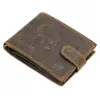 Money Kepper CCH 5600B koponya nyomatos bőr pénztárca 13.3 x 10 x 2.5 cm