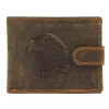 Money Kepper CCH 5600B sólyom nyomatos bőr pénztárca 13.3 x 10 x 2.5 cm