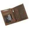 Money Kepper CCH 5601 kalapos koponya mitás bőr pénztárca 10 x 13 x 2.5 cm