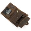 Money Kepper CCH 5601B koponya motívumos motoros bőr pénztárca 10 x 13 x 2.5 cm