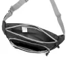 Ormi 72231 fekete övtáska, crossbody 33 x 15 x 8 cm