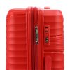 Jony piros ABS 3 részes keményfalú bőrönd szett 54/64/74 cm