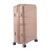 Jony  rosegold ABS 3 részes keményfalú bőrönd szett 54/64/74 cm